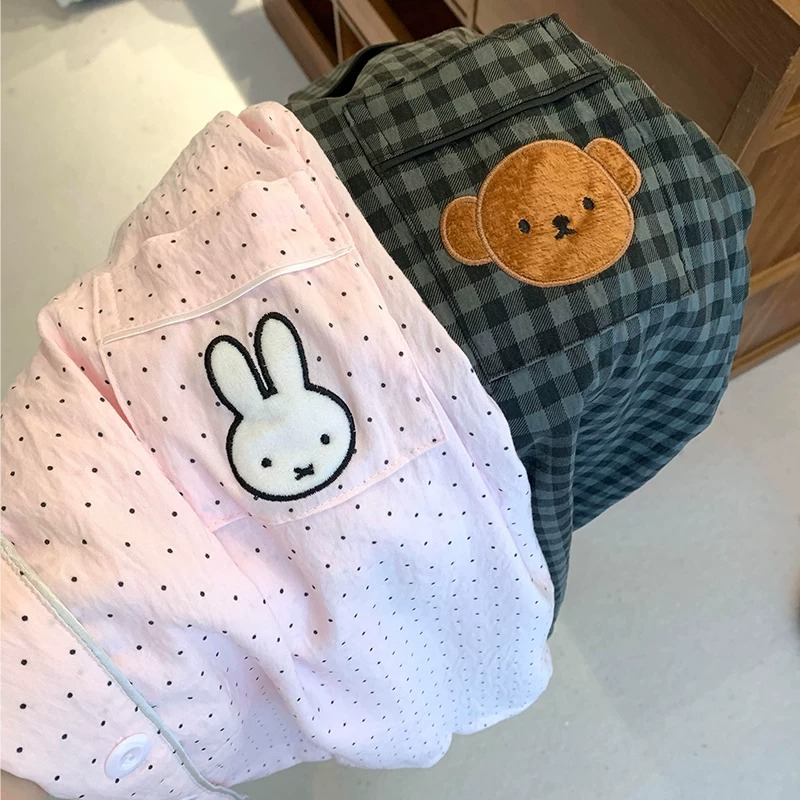 Women Shoes Xxl - Nijntje Kawaii Anime Leuke Stippen Pyjama