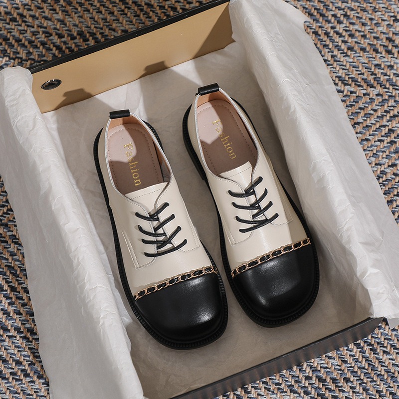 Oxford Lace Up Women - nieuwe retro damesschoenen mode Groot-Brittannië Oxford