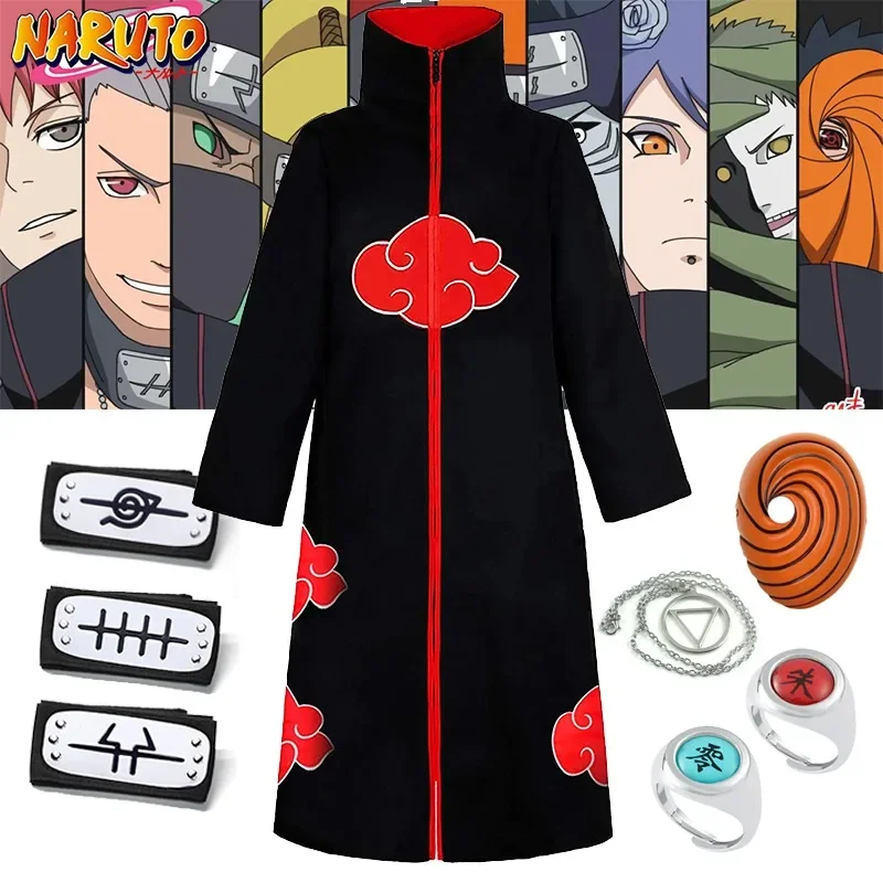 Women Shoes Xxl - Naruto Akatsuki Cosplay Kostuums Set Man