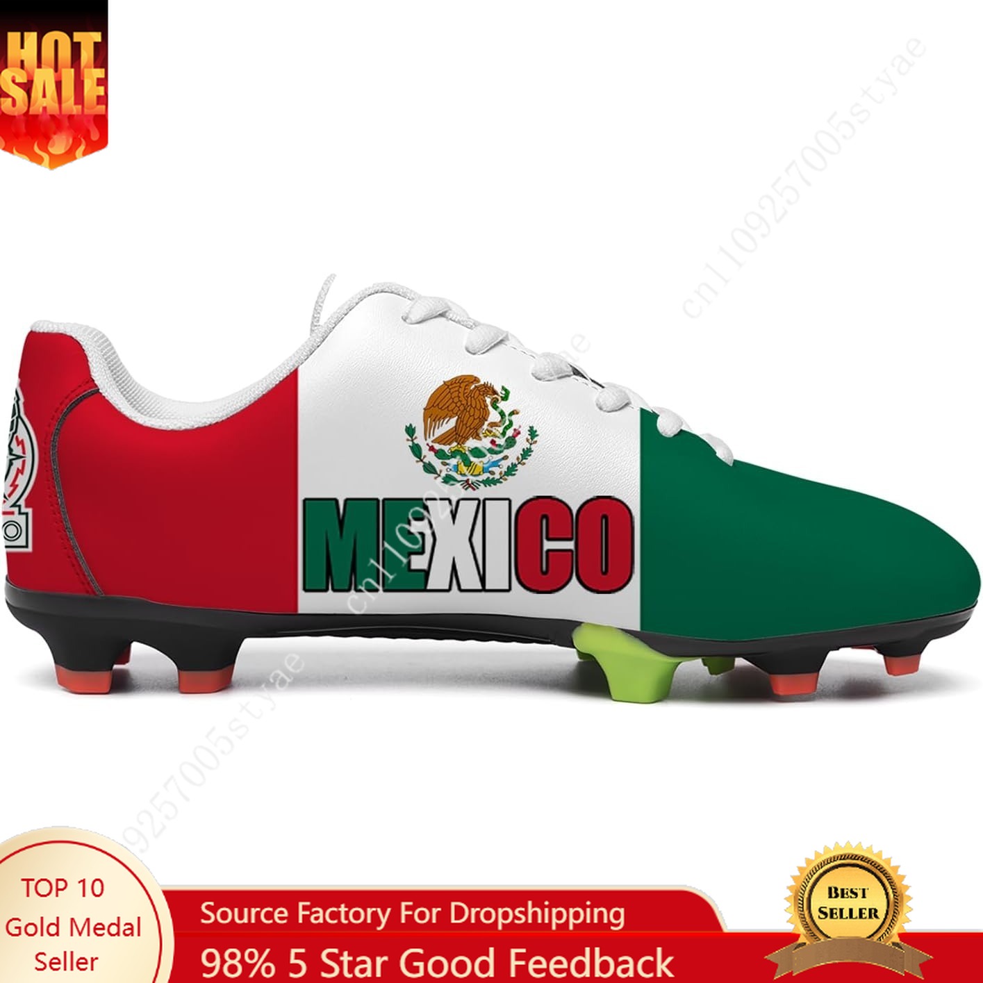 Mexico Vlag Mexicaanse Voetbal - Oxford Lace Up Women recensie en prijs