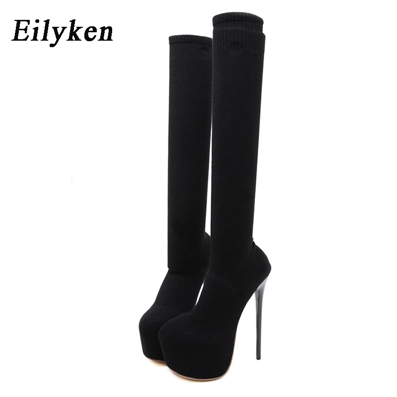Eilyken 17CM Platform Hakken V - Sock Boot Women recensie en prijs
