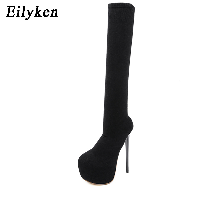 Eilyken 17CM Platform Hakken V - Sock Boot Women recensie en prijs