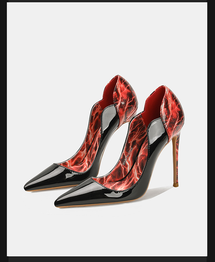 Elektrische Lightning Leopard  - Court Heel Pointed recensie en prijs