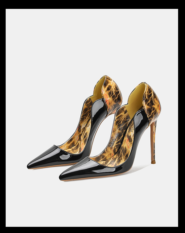 Elektrische Lightning Leopard  - Court Heel Pointed recensie en prijs