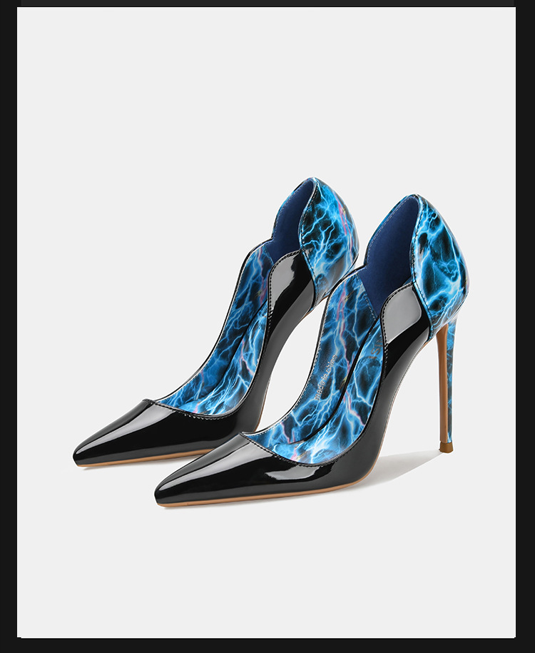 Elektrische Lightning Leopard  - Court Heel Pointed recensie en prijs