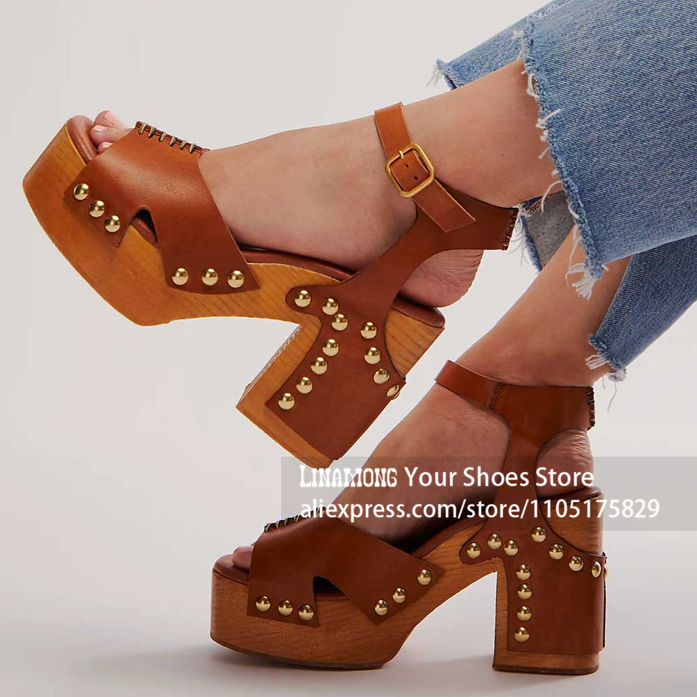 Chunky Heel Platform Clog Sand - Women'S Shoes Clogs recensie en prijs