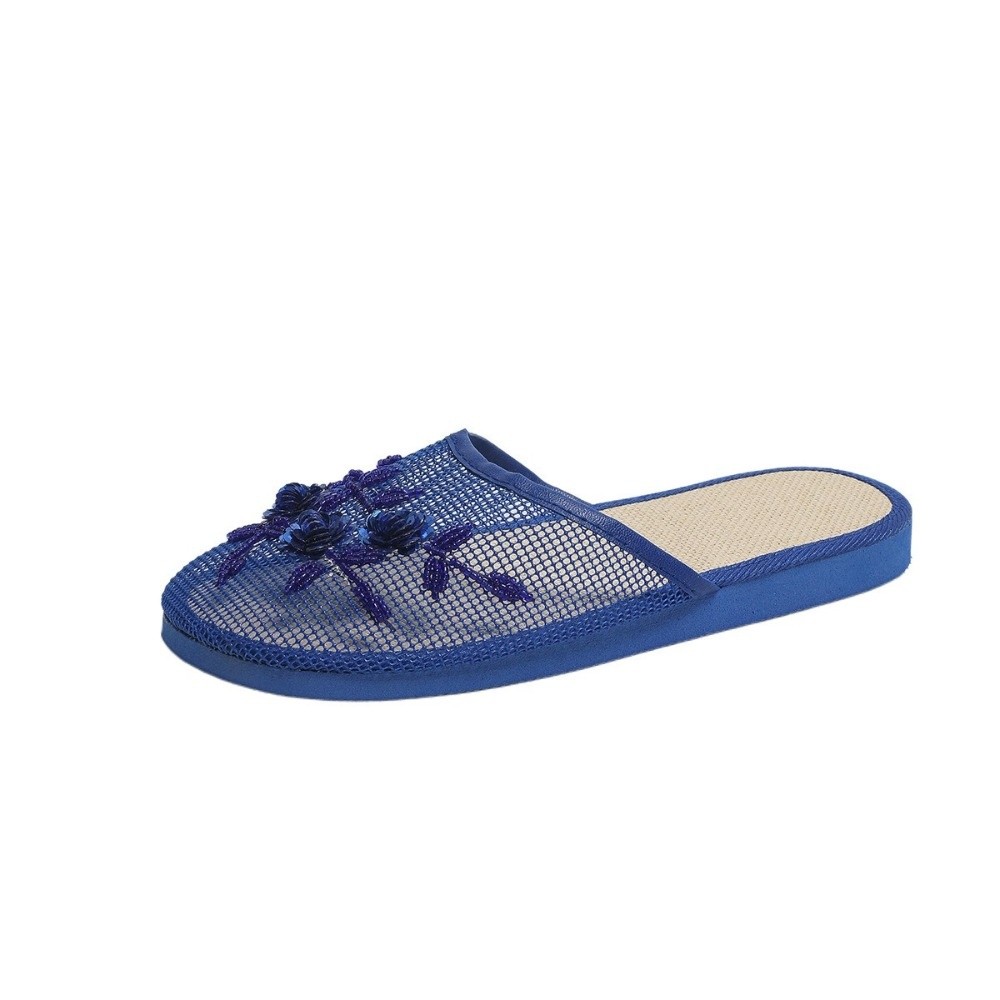 Casual bloemenborduurwerk mesh - Mule Slip On recensie en prijs