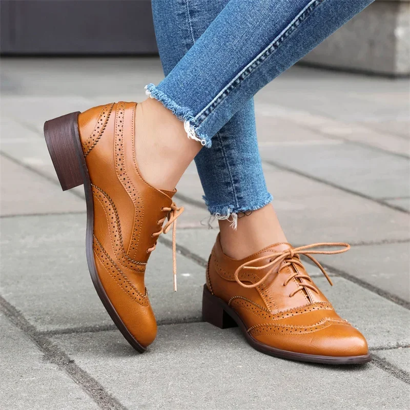 Britse Flats Vrouwen Oxfords M - Oxford Lace Up Women recensie en prijs