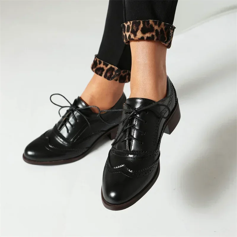 Britse Flats Vrouwen Oxfords M - Oxford Lace Up Women recensie en prijs