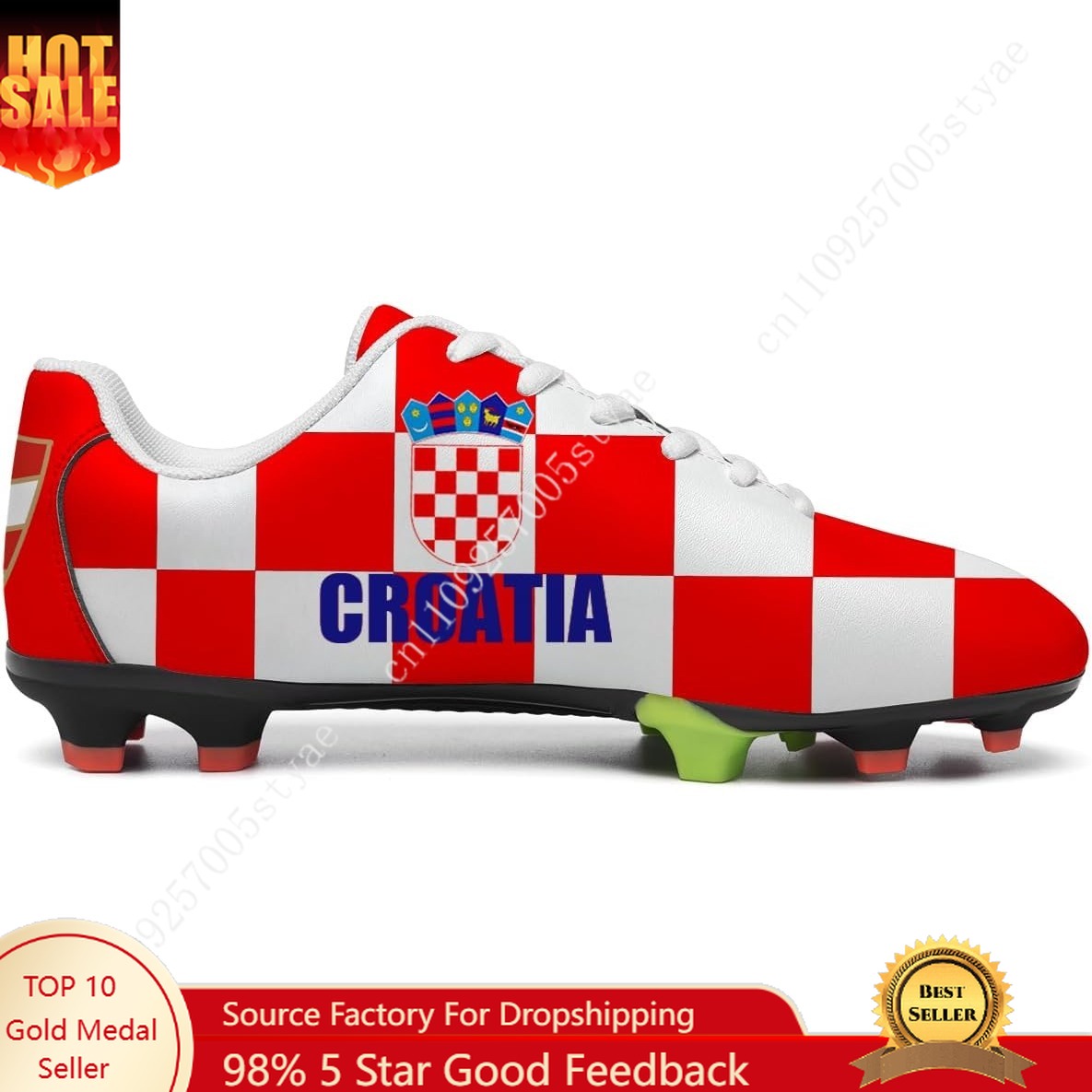 Kroatië Vlag Kroatische Voetba - Oxford Lace Up Women recensie en prijs