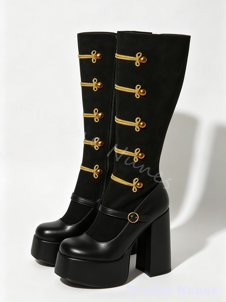Retro Royal Court Gouden Knoop - Court Heel Pointed recensie en prijs