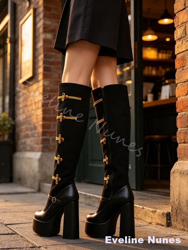 Retro Royal Court Gouden Knoop - Court Heel Pointed recensie en prijs