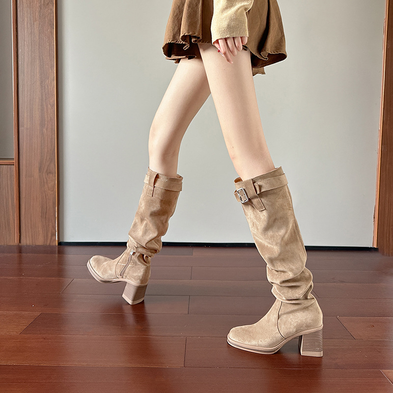 Kniehoge laarzen met hoge hakk - Sock Boot Women recensie en prijs