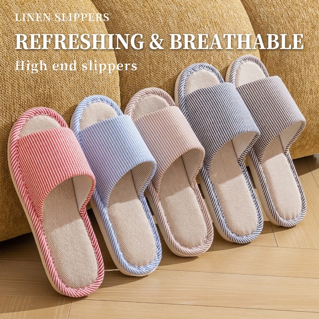 Ademende linnen pantoffels voo - Mule Slip On recensie en prijs