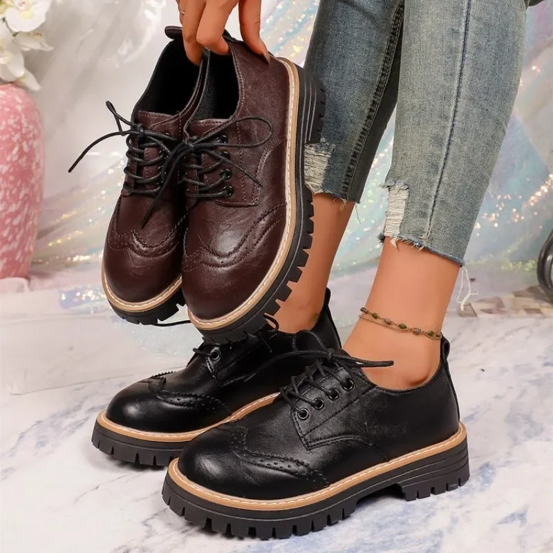 Dames Klassieke Platform Oxfor - Oxford Lace Up Women recensie en prijs